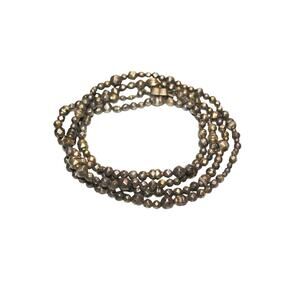 Antique Ethnic Sterling Silver Beaded Necklace